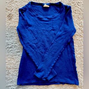 Buttercream Clothing Sorbet sweater, cobalt XS